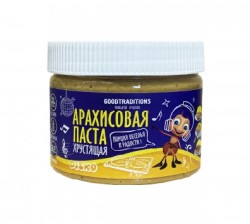 Паста арахисовая, Goodtraditions (Добрые Традиции) 300 г #Бигнат детская хрустящая банка