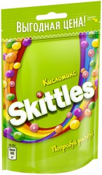 Драже, Skittles (Скиттлс) 100 г арт. 440598/443492/448215/451808 Кисломикс пауч