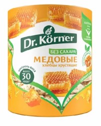 Хлебцы, Doctor Korner (Доктор Кернер) 100 г злаковый коктейль медовый